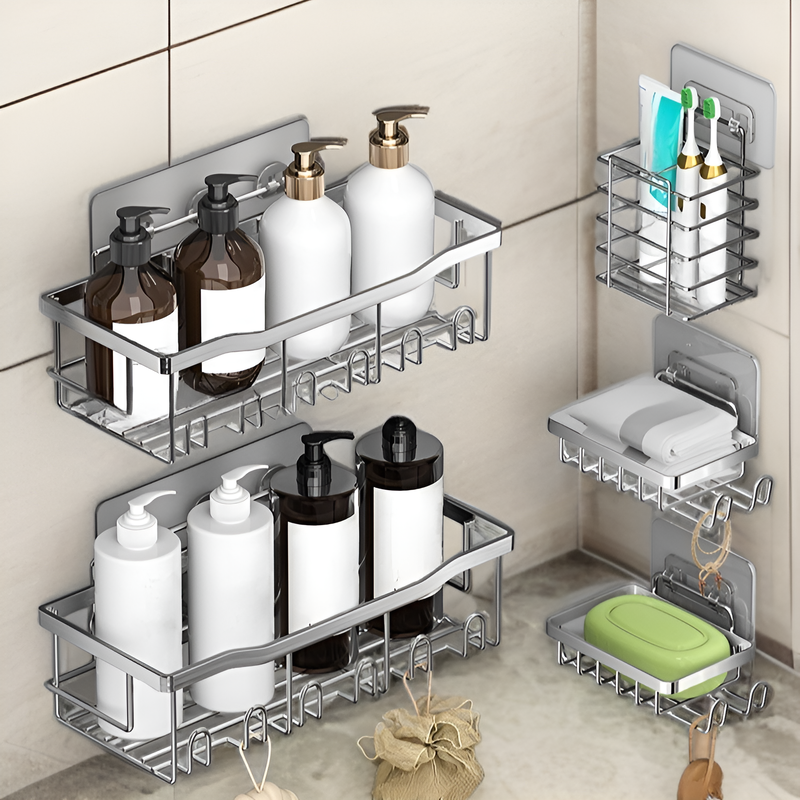 Aufbewahrungsregal aus Edelstahl