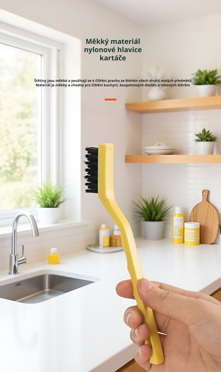 Kvalitní kartáč na údržbu plynového sporáku