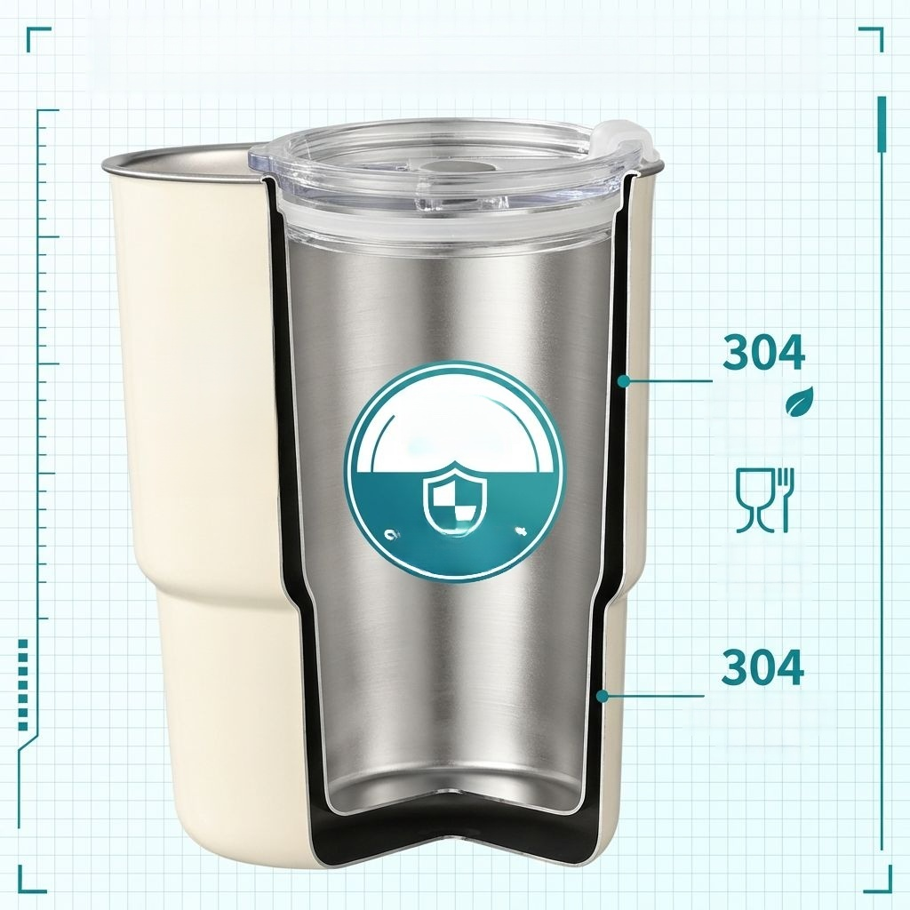 แก้วกาแฟสแตนเลส 304