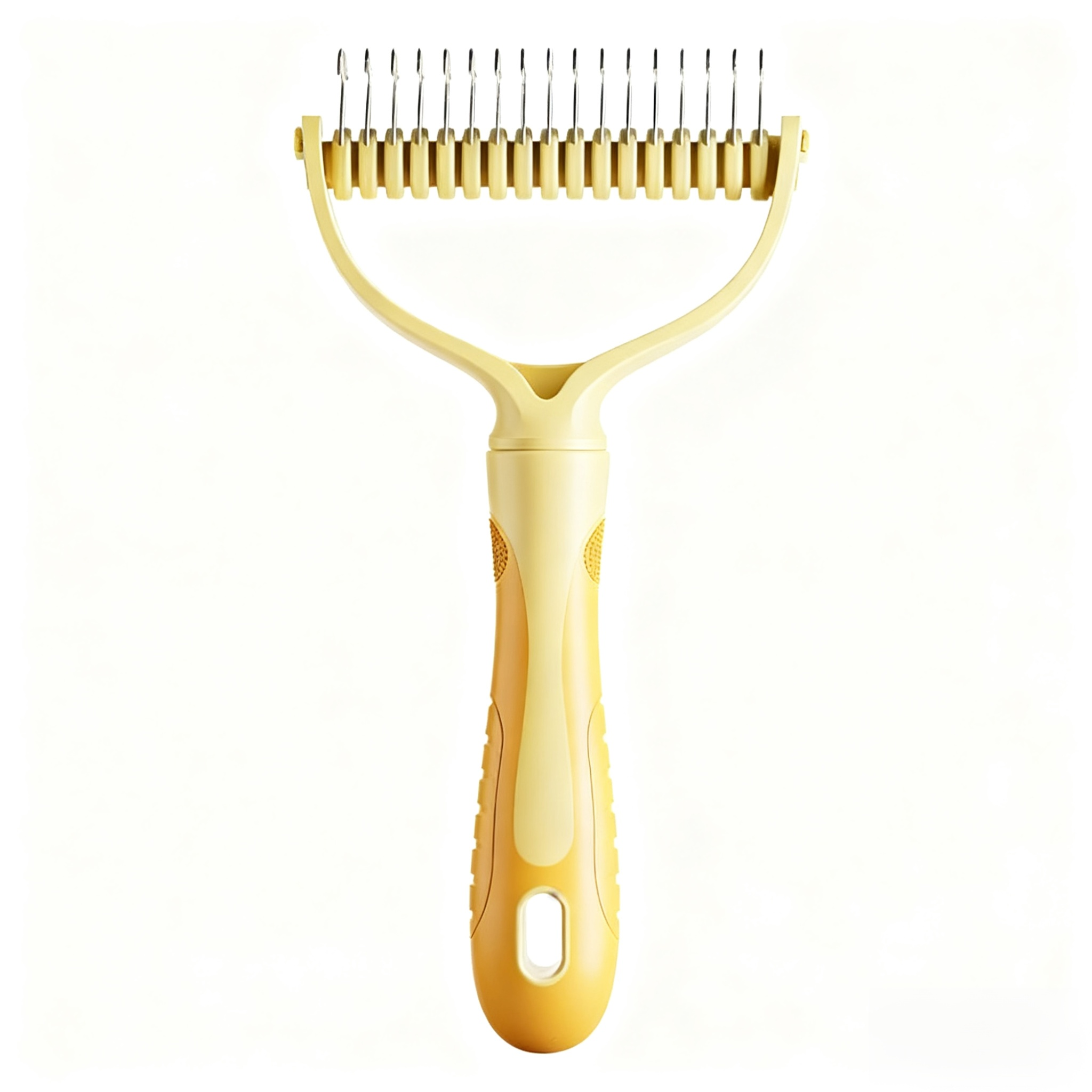 犬用もつれ防止コームの使用イメージ