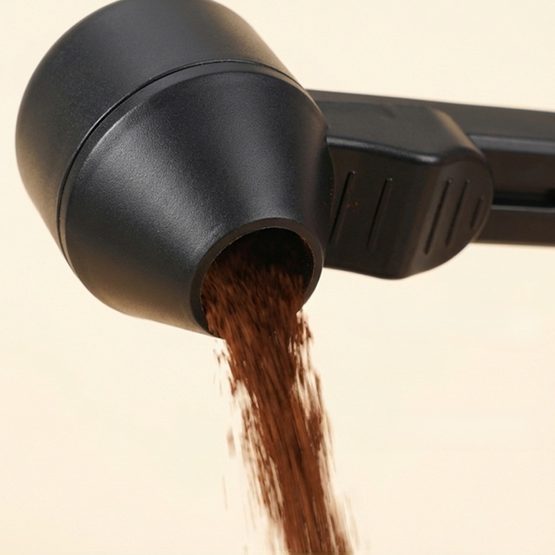 漏れ防止 大容量 コーヒー丸スプーン 長柄 滑り設計