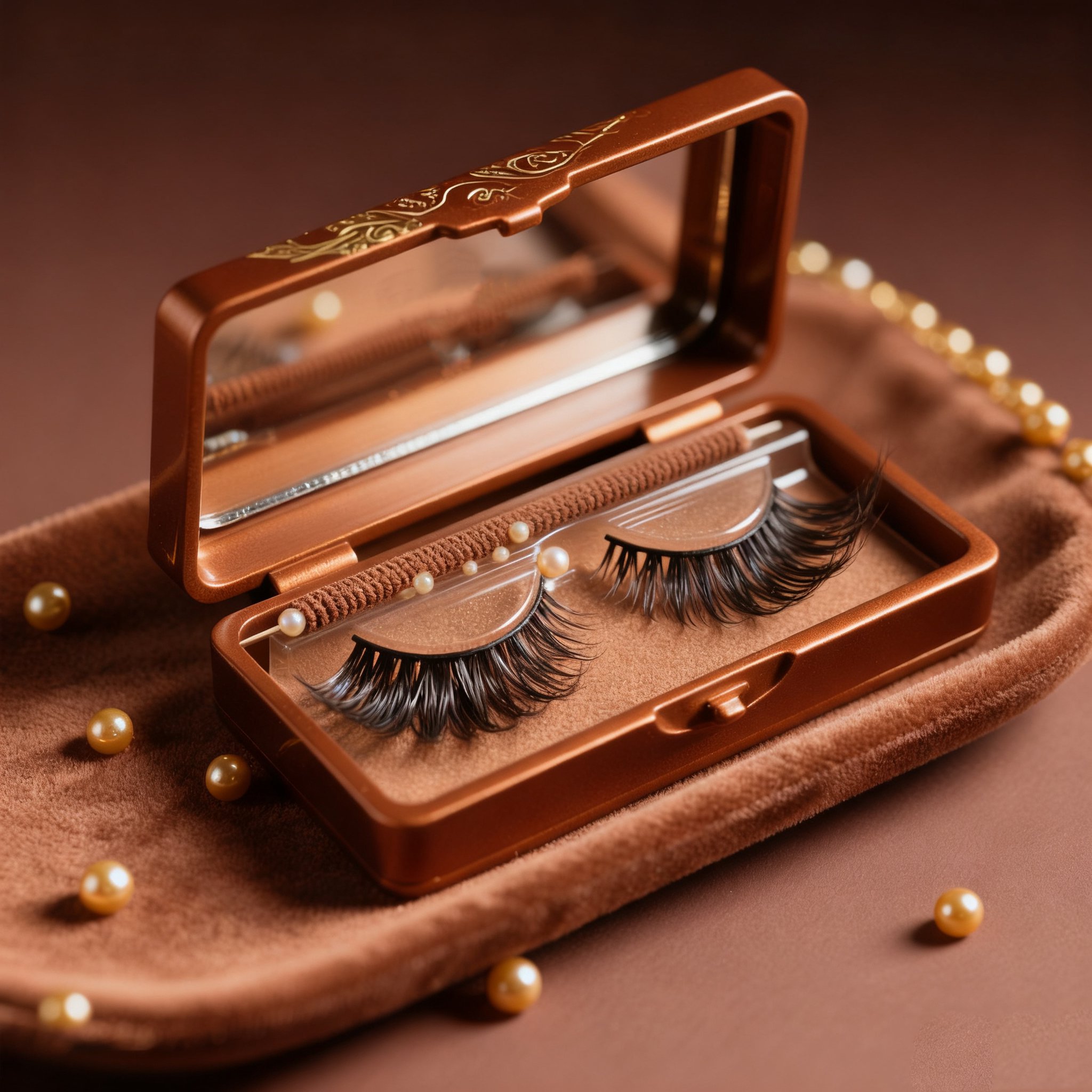 ขนตาปลอมเพิ่มความหนาและยาวให้ดวงตา