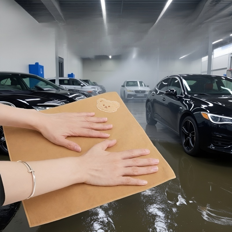 자동차 전용 타올 닦기 세차 털 안빠지는 양면 도톰한 흡수성 스웨이드 자동차 내장 전용 타올