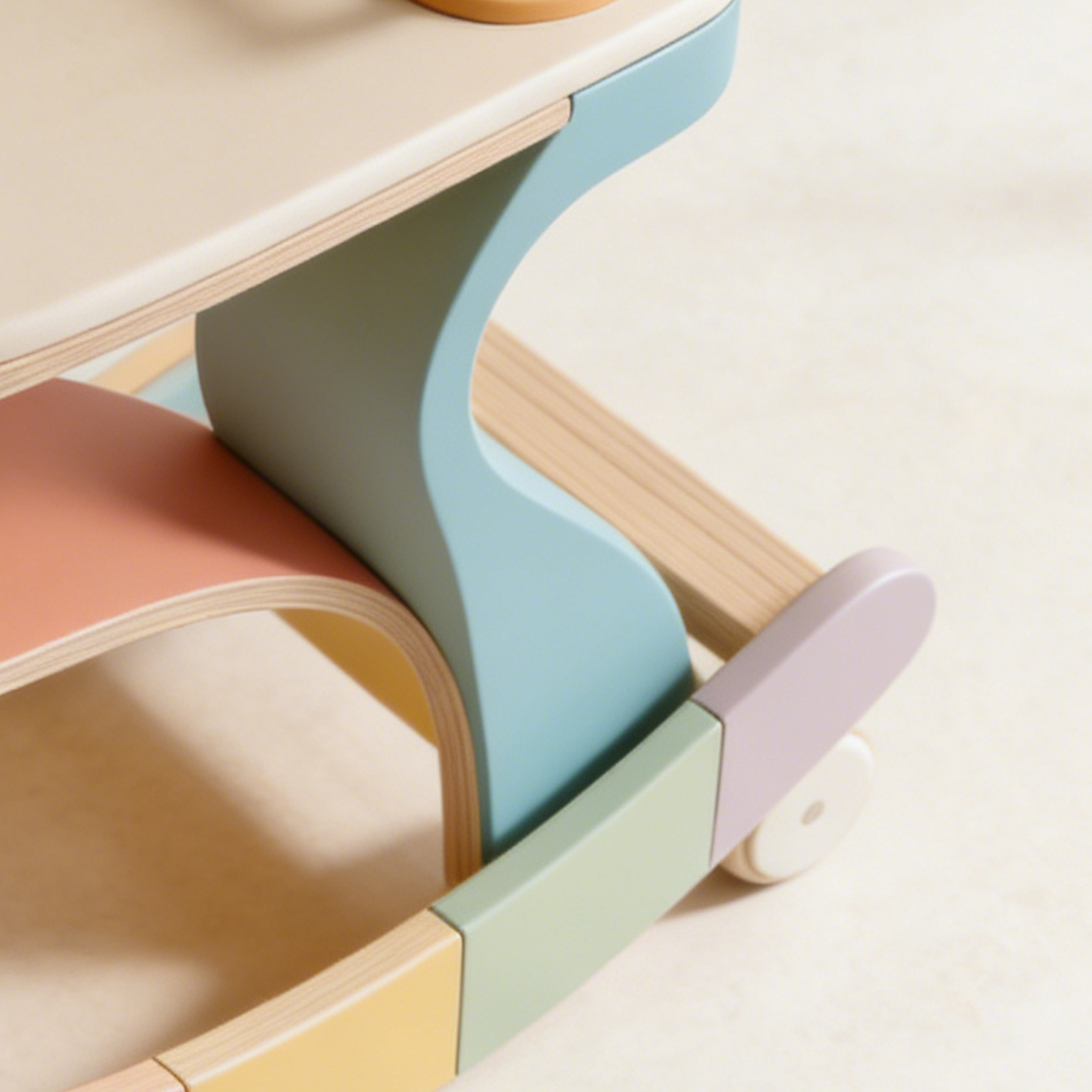 原木搖馬椅細節特寫