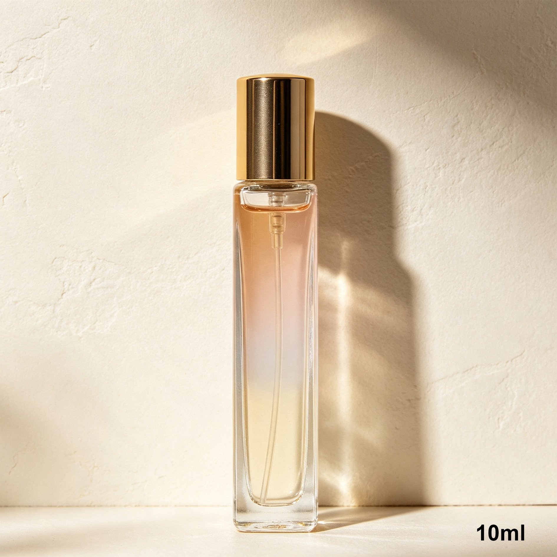 Portable perfume bottle for travel convenience