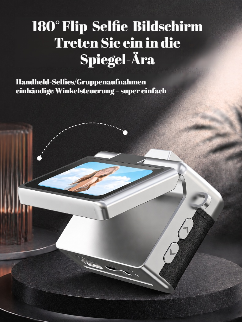 Zubehör und Lieferumfang der Retro Daumenkamera