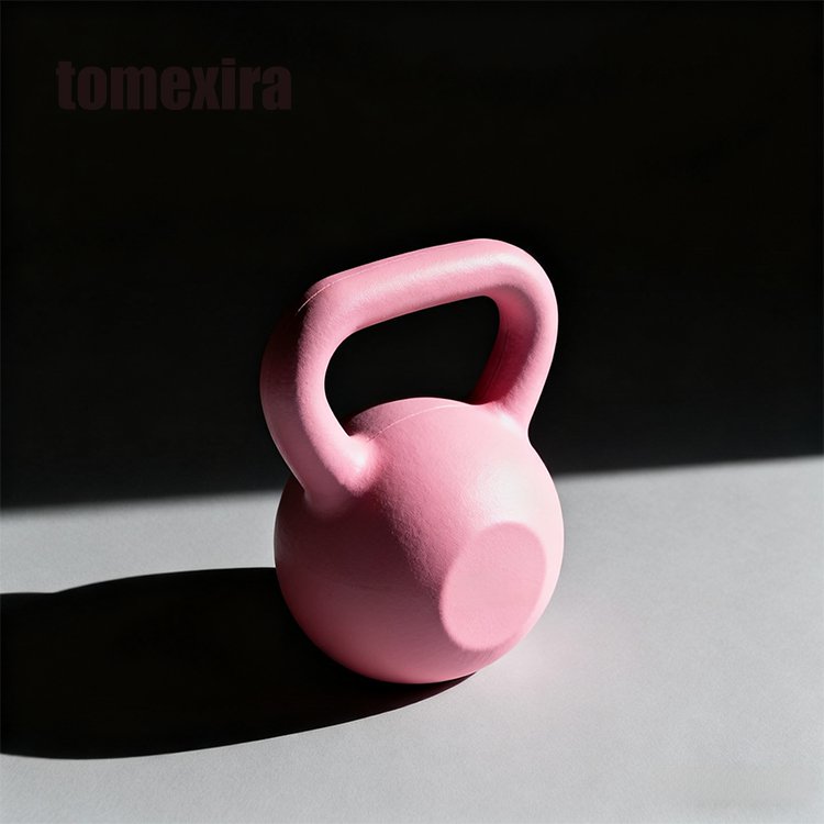 Dámská fitness tvarující kettlebell růžová pro dívky