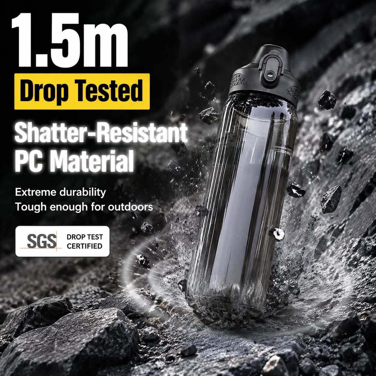 Large Capacity Plastic Water Bottle