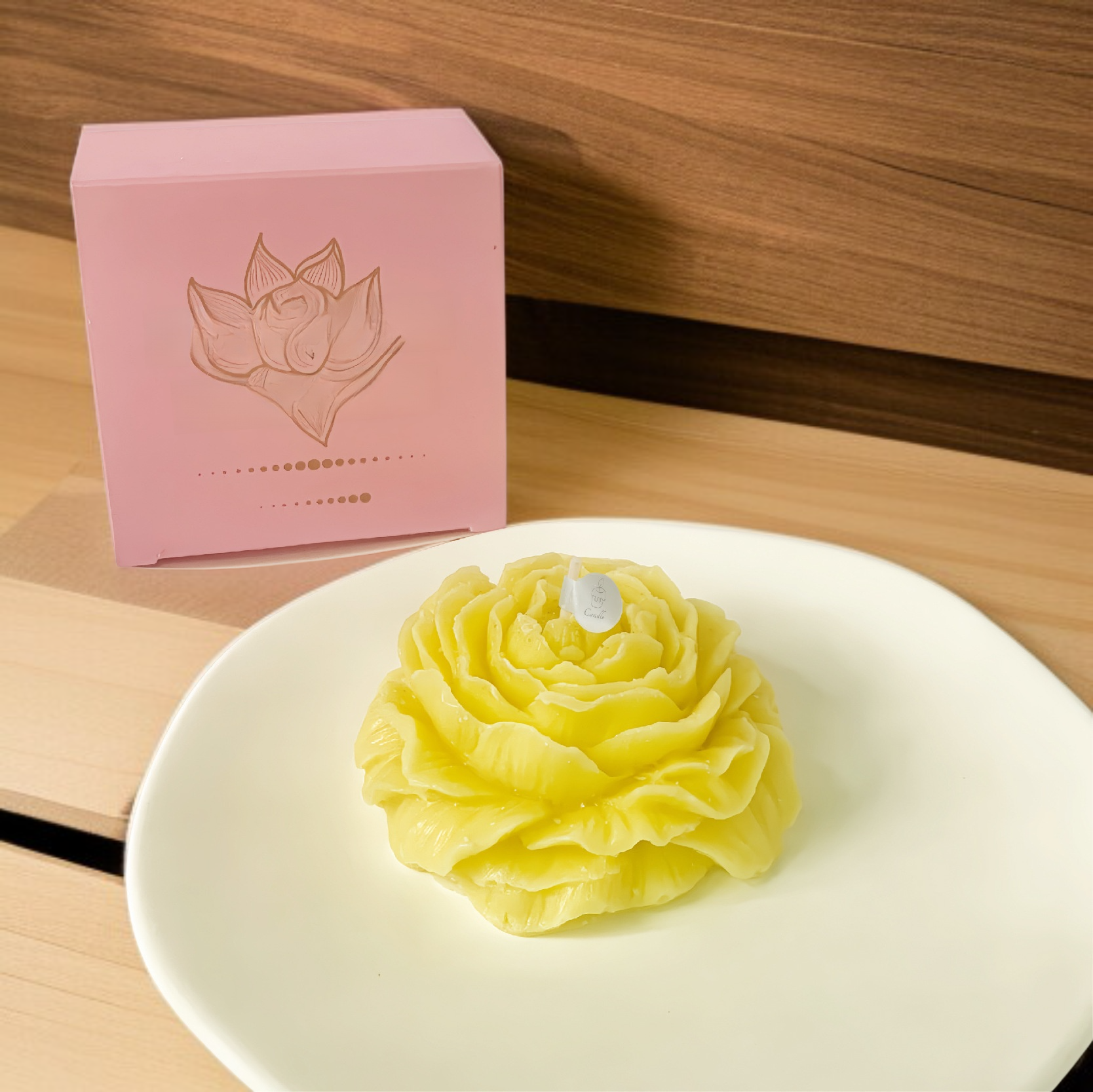 로맨틱 분위기의 향초