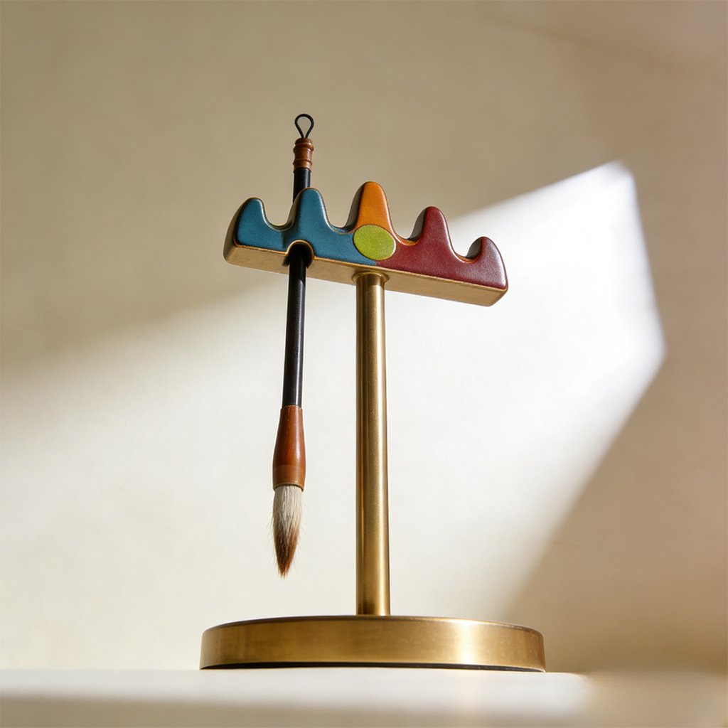 Multi-functional Brush Rack holding makeup brushes