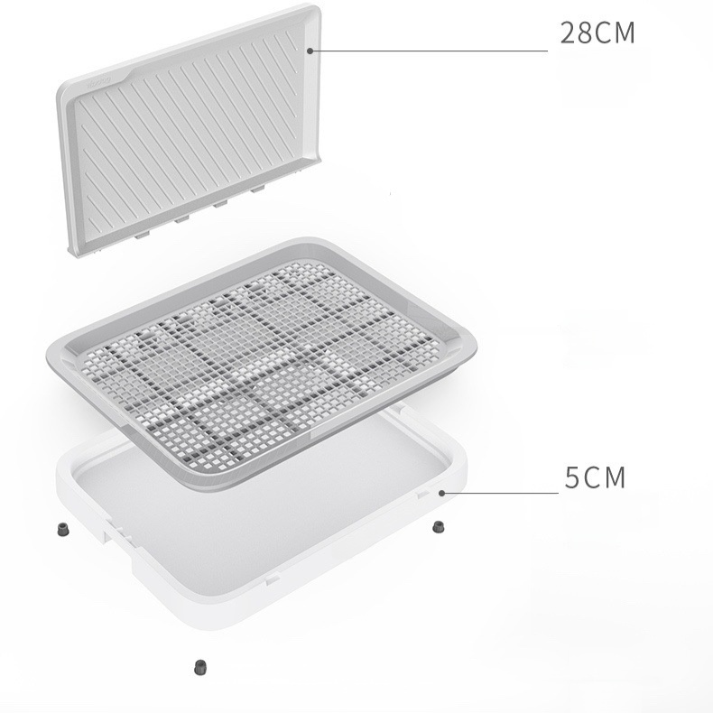 Leak-proof pet dog toilet