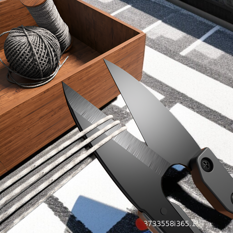 블랙 핸드메이드 바느질 의류 전용 가위 U자 십자수 실타래 도구