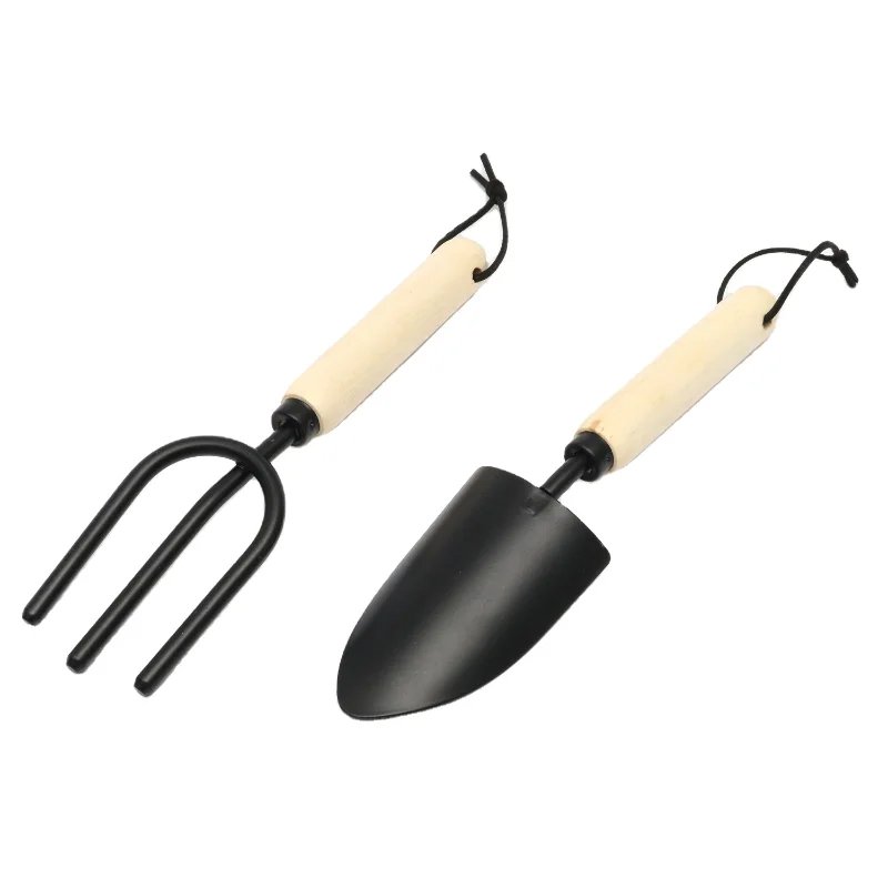 Garden handmade wooden handle tools for gardening