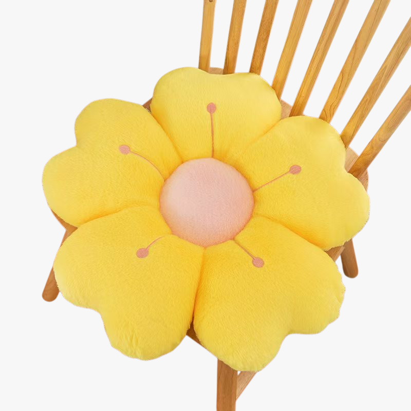Plush Flower Cushion