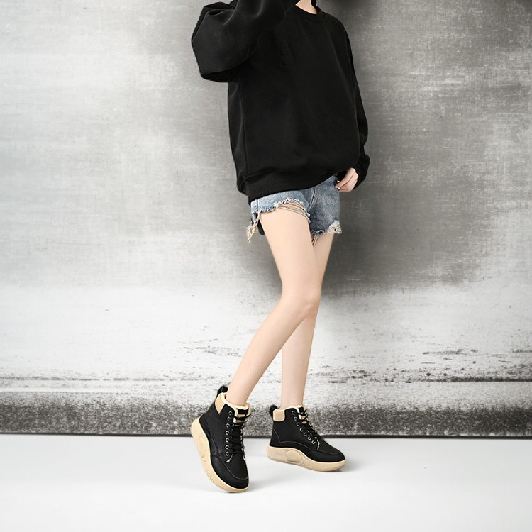 따뜻한 겨울 기모 신발 전면 사진