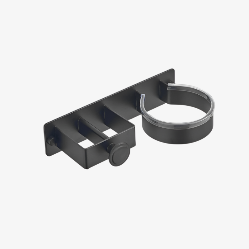 ヘアドライヤー収納ラックパンチングなしストレートヘアアイロンブラケットヘアアイロン理髪ツール収納ラックヘアドライヤーハンガー