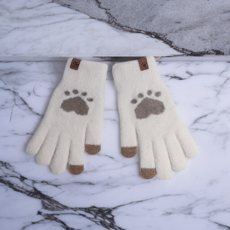 貓爪絨毛觸控手套