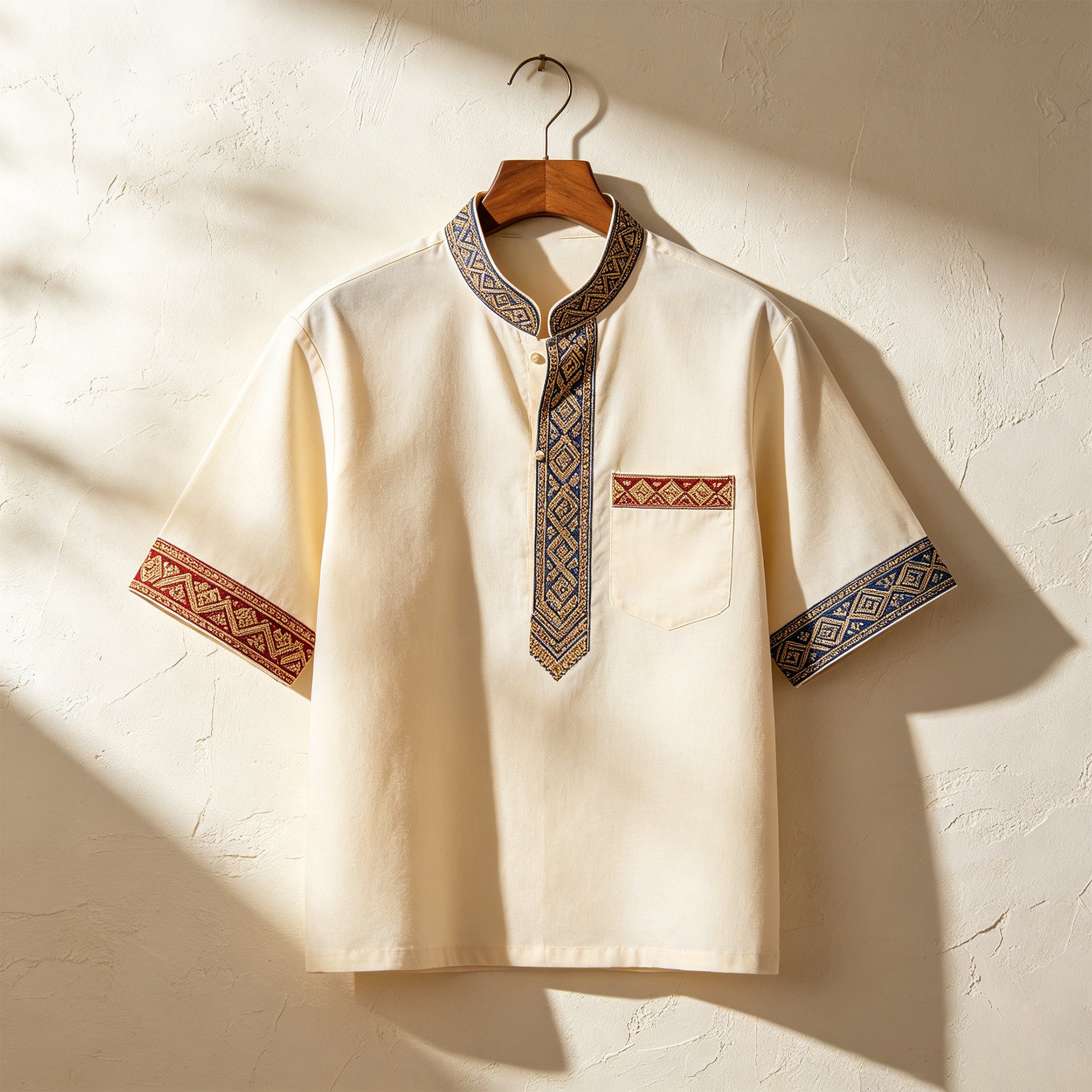 เสื้อแขนสั้นแฟชั่นผู้ชาย