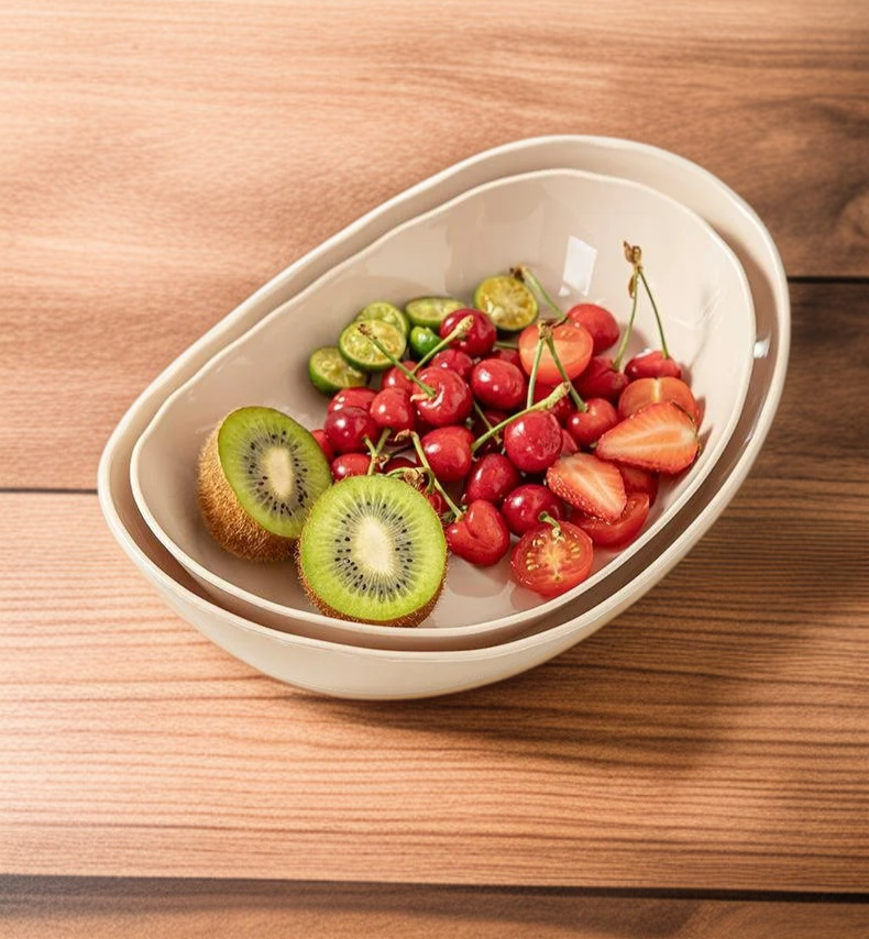 거실 데코용 심플 과일 접시