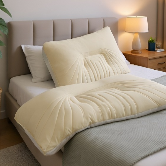 쿨라텍스 목베개 여름 수면 베개 심지 목 보호 실크 라텍스 아이스 베개 커버 인조 베개 심지 쿨라텍스 목베개