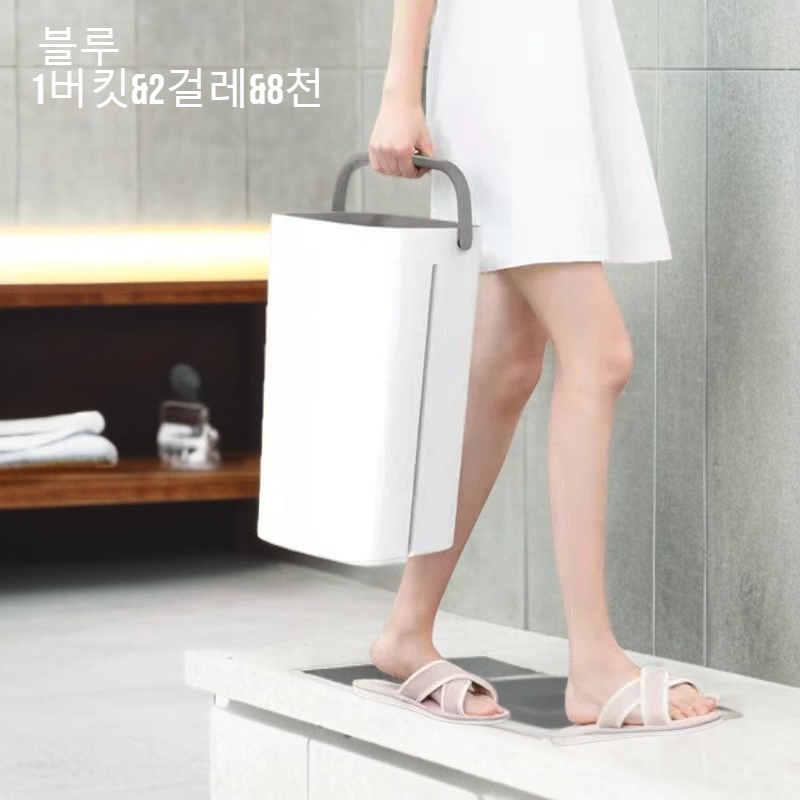 집안 청소를 빠르고 쉽게! 타임세이빙 걸레+버킷 세트