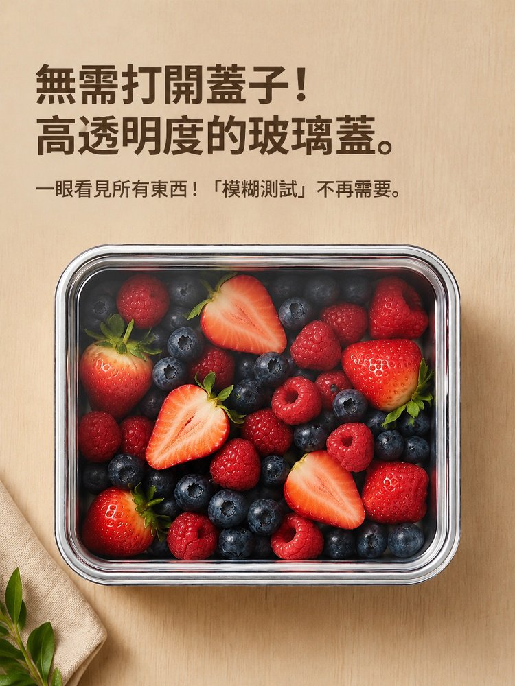 抗菌不鏽鋼保鮮盒