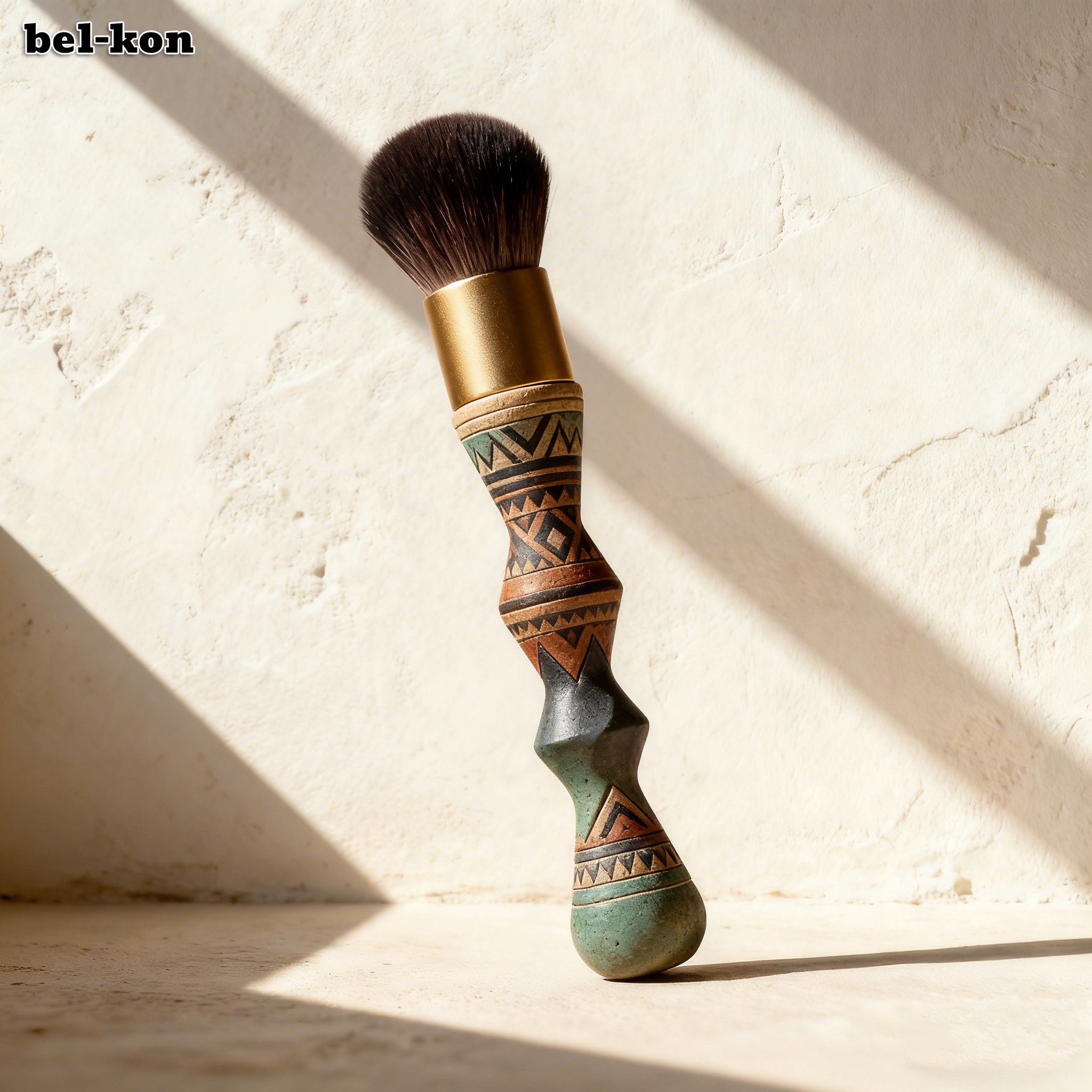 แปรงลงรองพื้นหัวแบนมุมเฉียง (แพ็ค 3 ชิ้น)