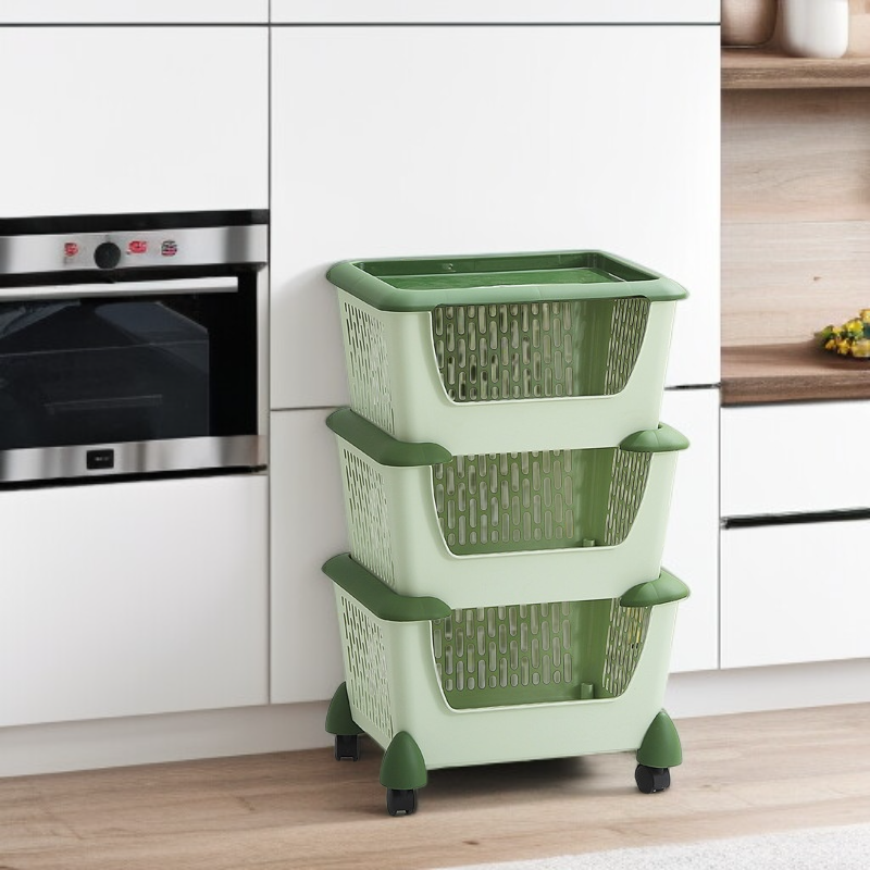 Carro de almacenamiento de 3 niveles Modern House Mega