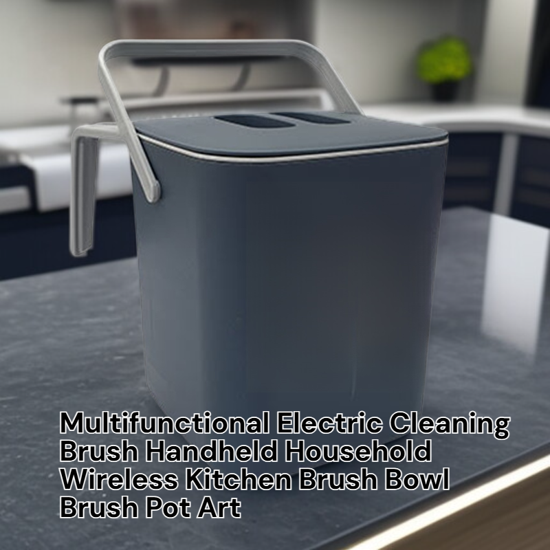 Cubo de basura para residuos orgánicos de 4L con asa ligera I-WON