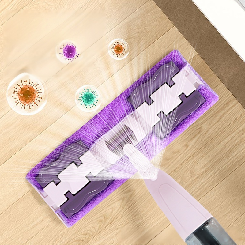 乾濕兩用噴水拖把夾洗臉巾除塵噴霧拖把