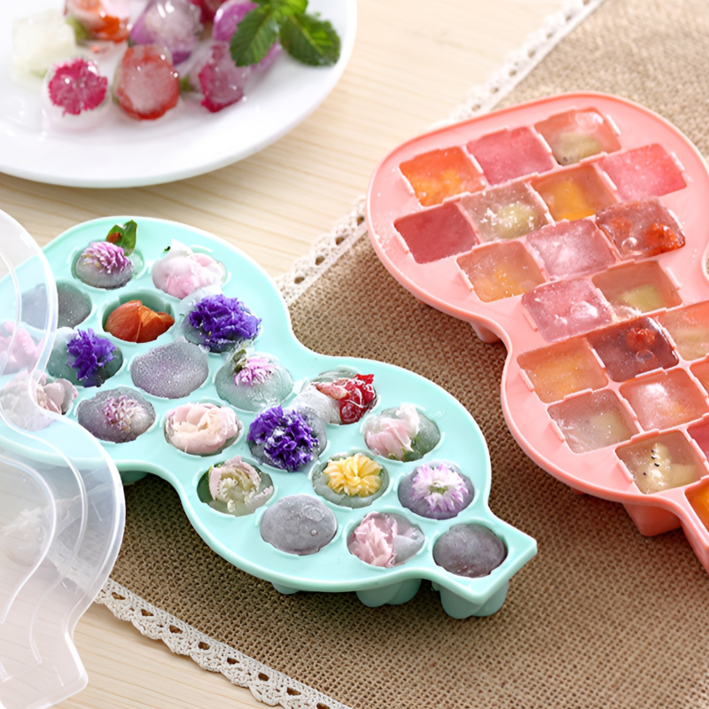 Gourd-shaped silicone ice cream mold