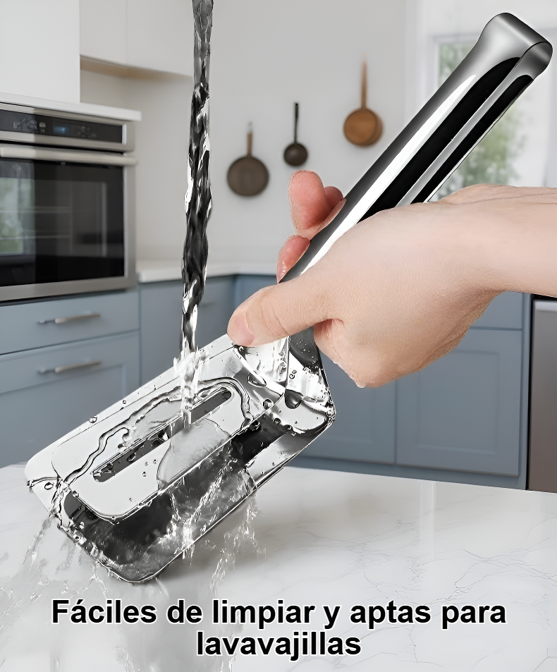 Detalle del diseño ergonómico de las pinzas para pescado