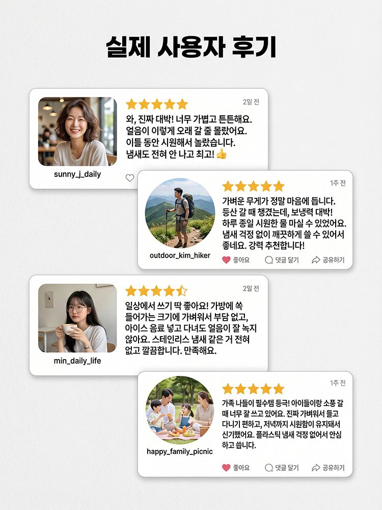 티타늄 메가 휴대용 텀블러