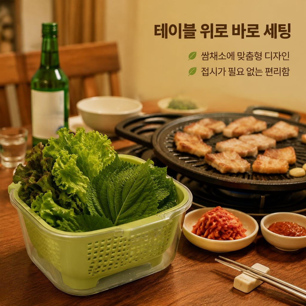 주방 이중 배수 바구니