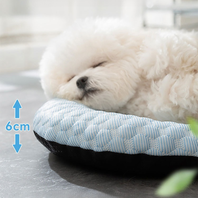 แผ่นรองเย็นสำหรับสัตว์เลี้ยง ขนาดกลาง-เล็ก เตียงนุ่มลายเมฆสำหรับสุนัข