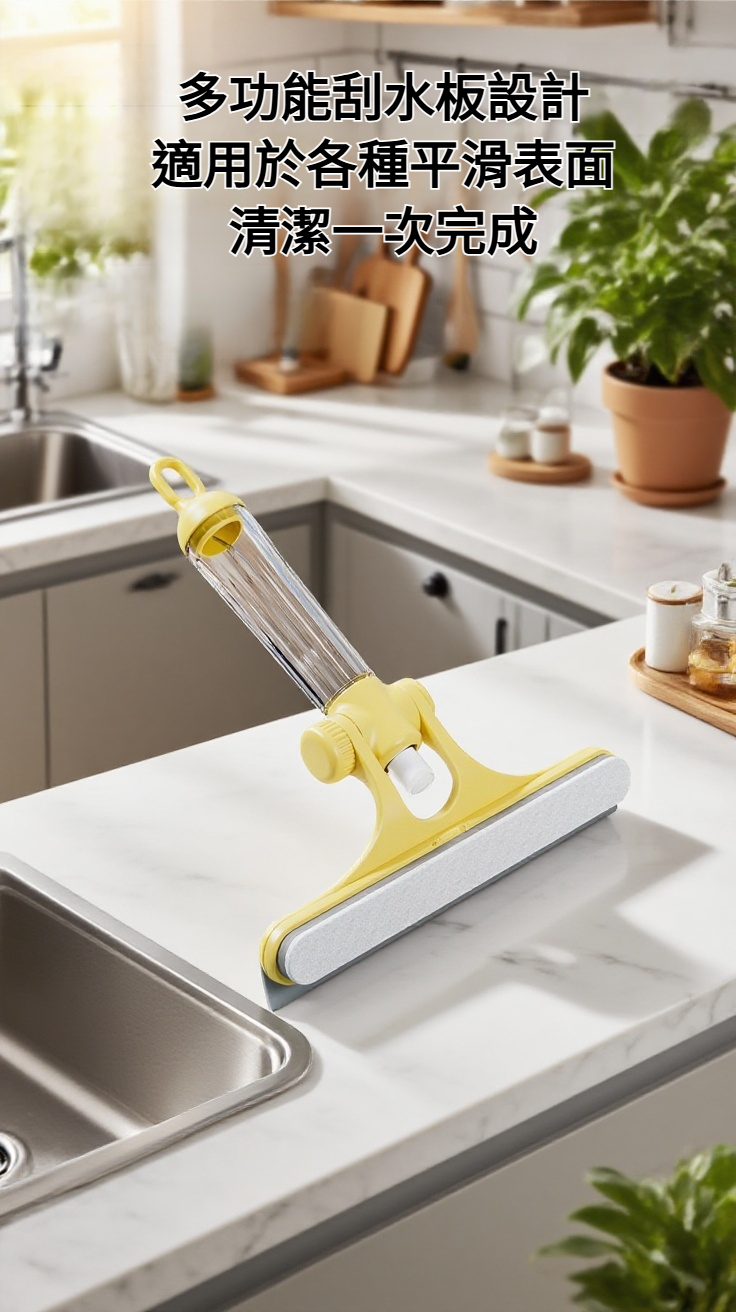 玻璃刮拖把三合一多功能清潔工具
