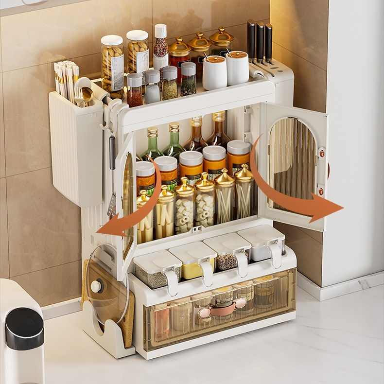 家用一體廚具調料置物櫃