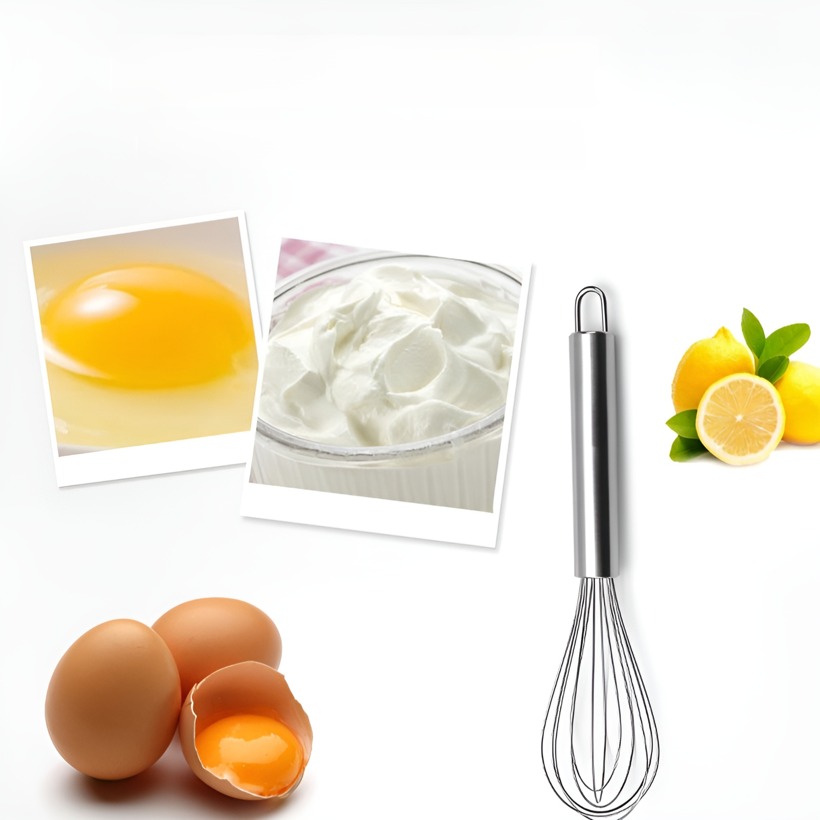 Stainless steel egg beater