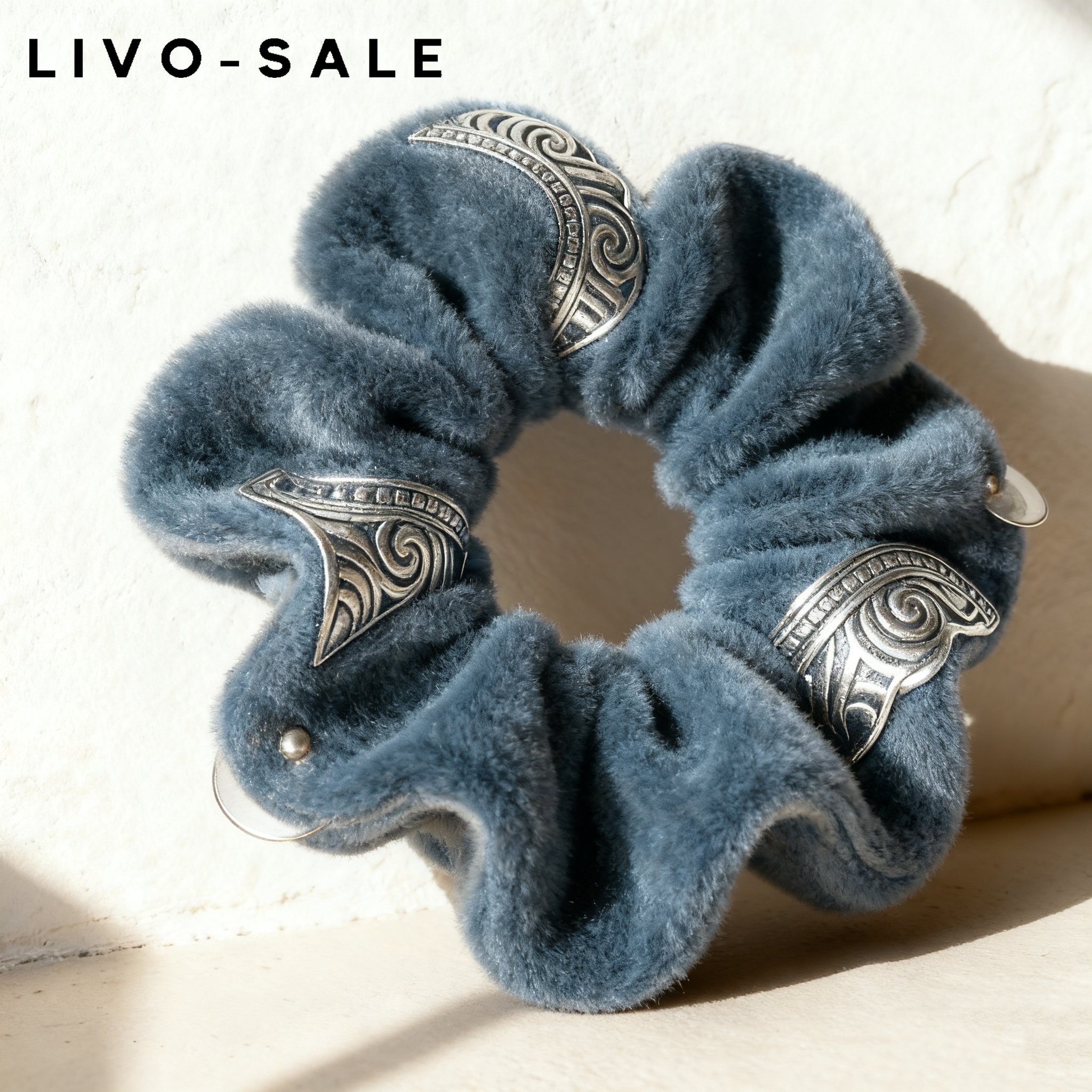 심플 벨벳 머리끈 (10개)