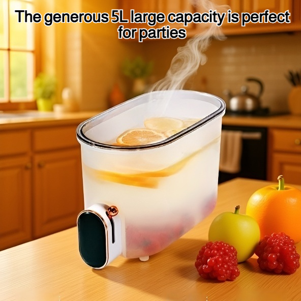 5L Large Capacity Cold Water Jug with Faucet and Filter
