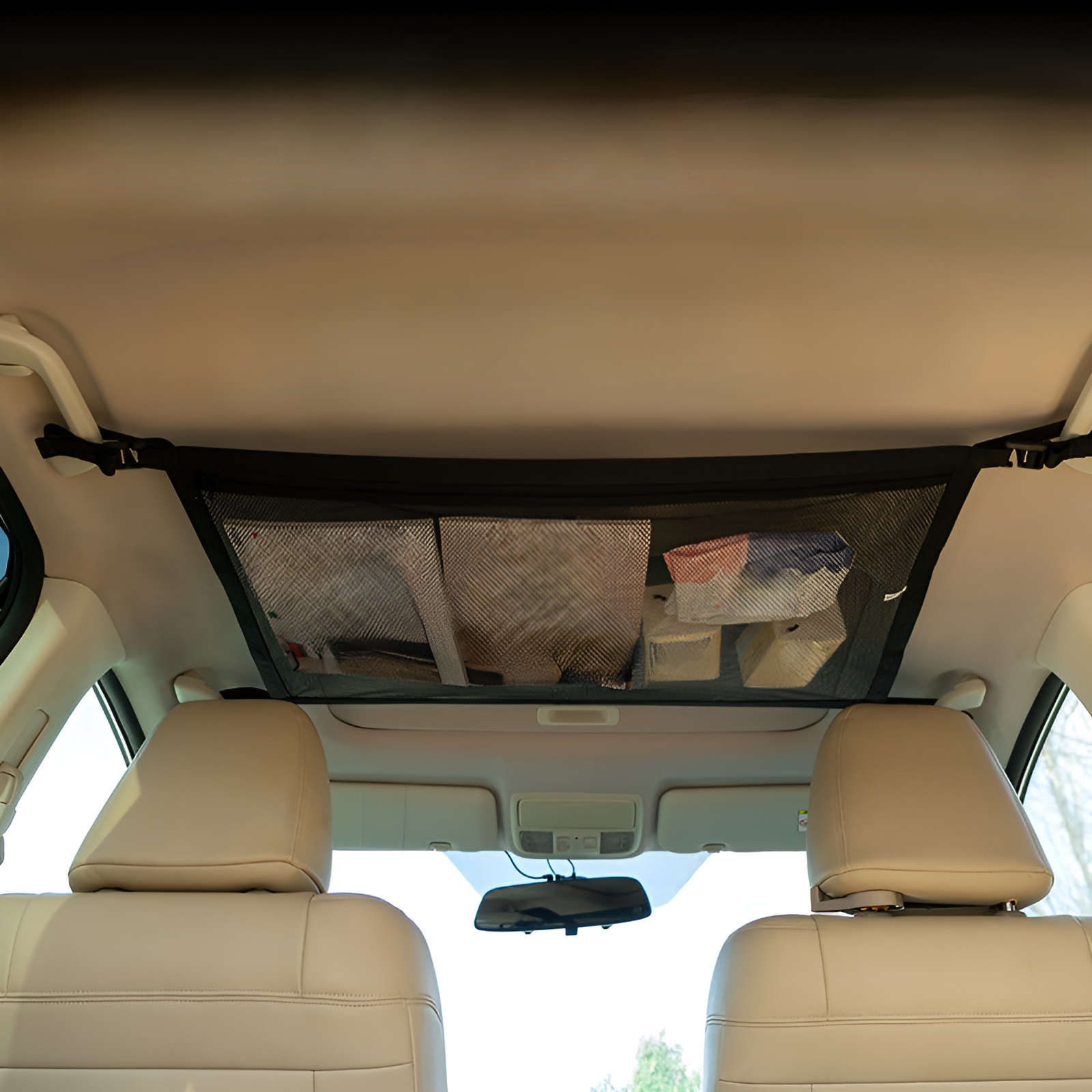 汽車頂棚收納網