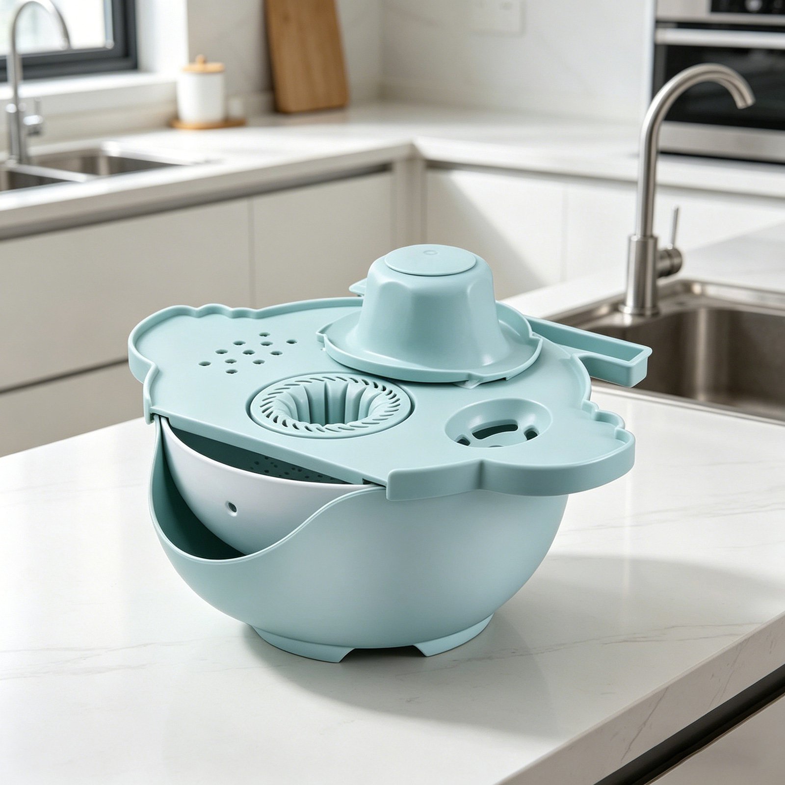 เครื่องซอยสับผักผลไม้อเนกประสงค์ 6 ชิ้น