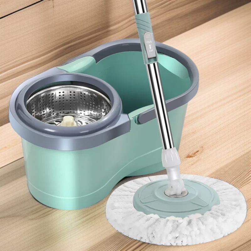 가정용 원터치 전자동 회전 밀대 손세탁 밀대통 게으름뱅이 밀대통 탈수 세트