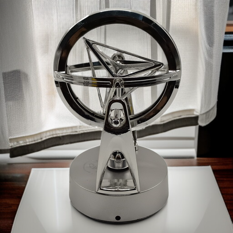 자기 영구 운동 트랙 장식품 삼각 데스크 장식 회전 천체 모델 흔들림 장식