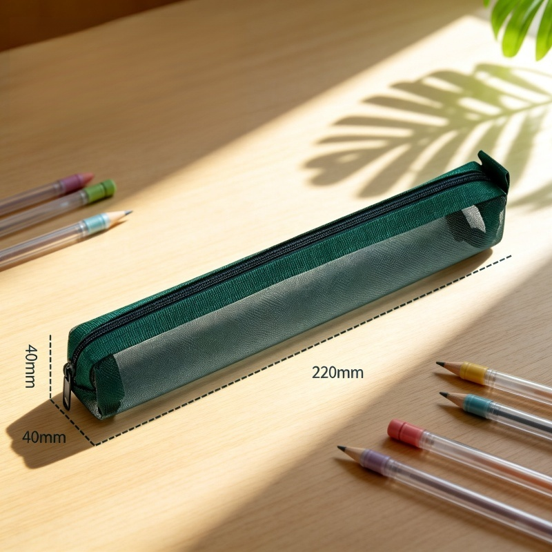 Mini-Federmäppchen aus Netzgewebe