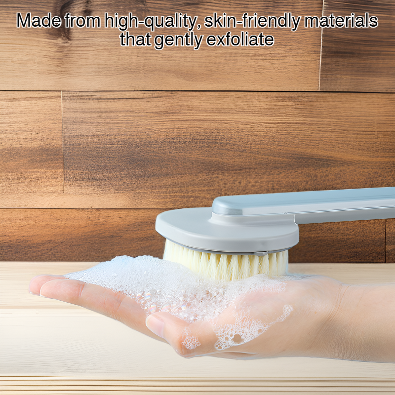 Extended handle convenient back scrubber