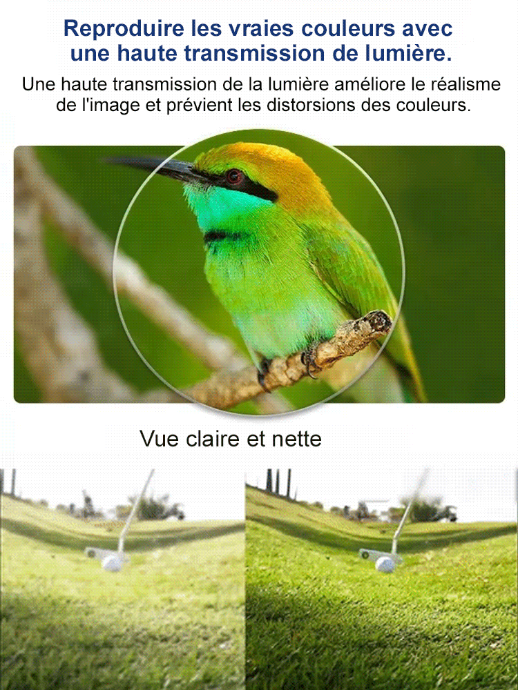 【Vos Dernières Lunettes à Vie】Mise au point en 0,1s : Vision parfaite de près comme de loin !