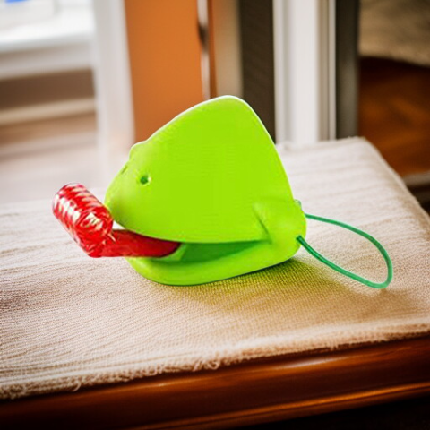 변색 경쟁 개구리 혀 내밀기 테이블 게임