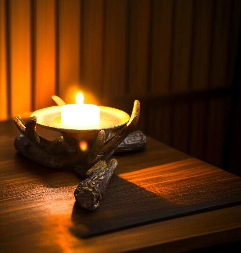 家居鹿角香氛燭台溫馨客廳裝飾