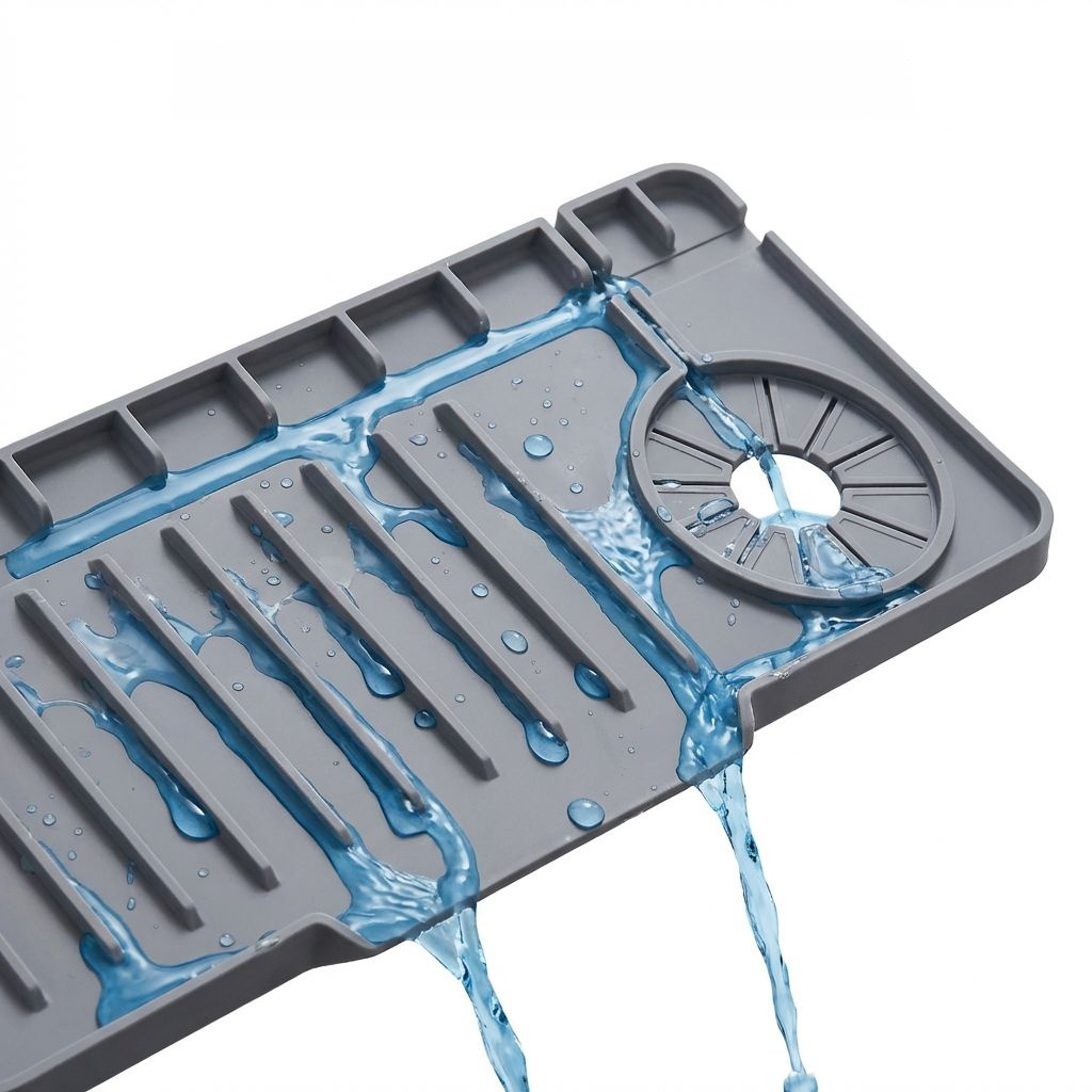 Silikon-Wasserhahn-Ablaufdichtung